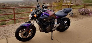 2017 YAMAHA FZ-07 motorcycle for rent near Litchfield Park, AZ