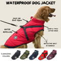 Features of the rainproof dog jacket