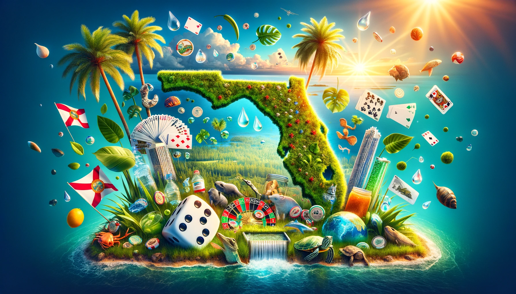 featured image for story, Florida Commits 🎲 Gambling Revenue to 🏝️ Environmental Conservation: A Win-Win
for the Sunshine State ☀️