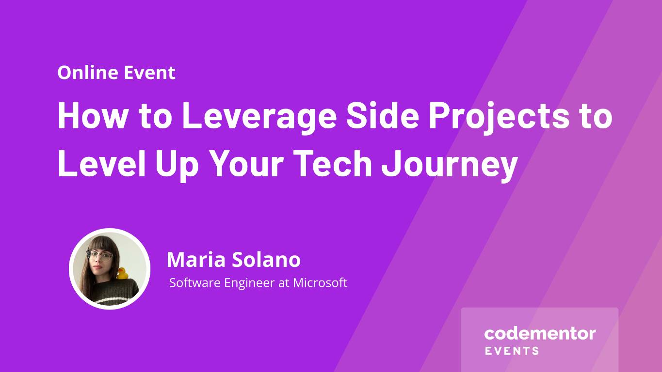 How to Leverage Side Projects to Level Up Your Tech Journey ...