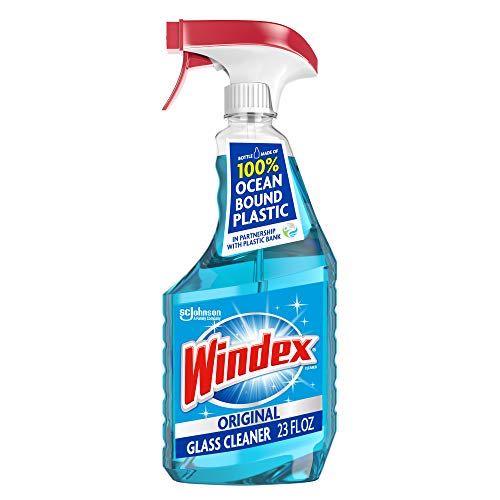 Sprayway Glass Cleaner vs Windex Original Glass Cleaner Slant