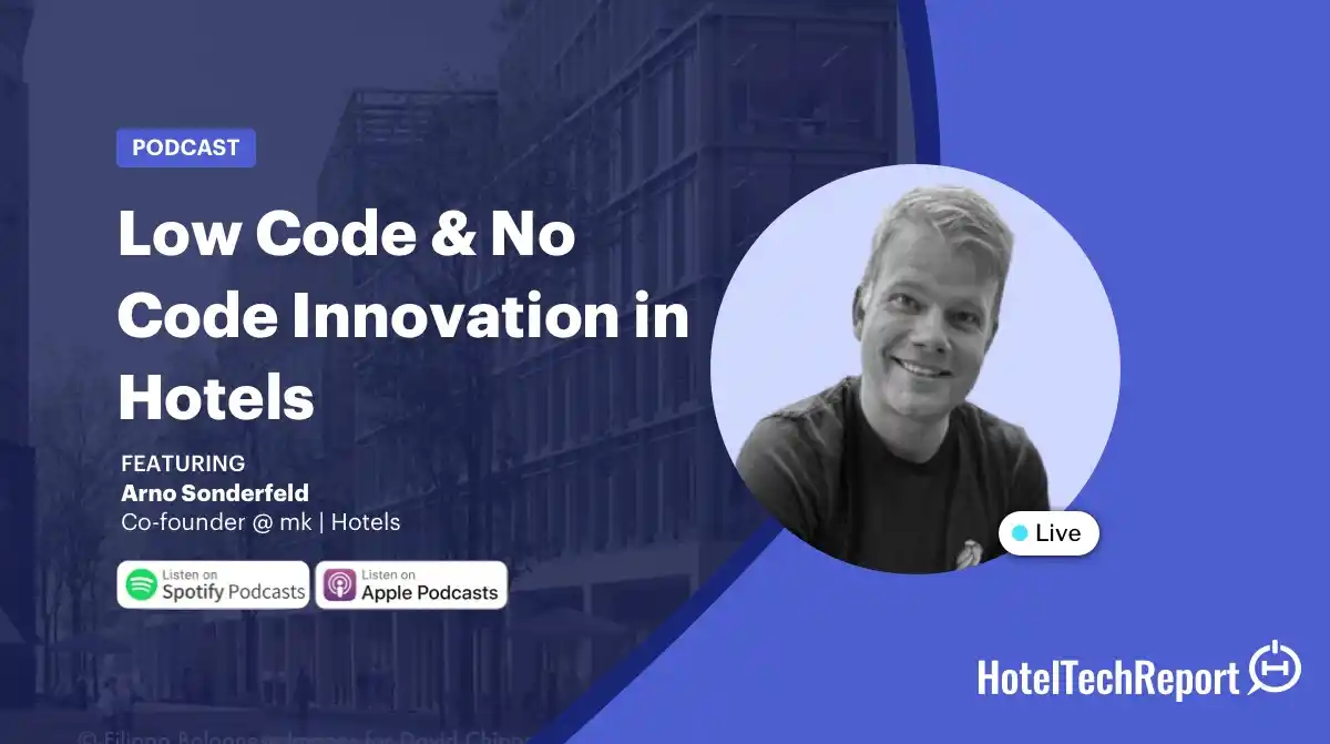 mk | Hotels Co-founder Arno Sonderfeld Low Code Innovation in Hotels