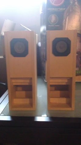 Backloaded horn speakers Fostex FE87 Baltic Birch
