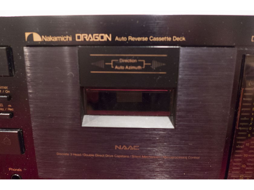 Nakamichi Dragon Highly Sought After Cassette Deck