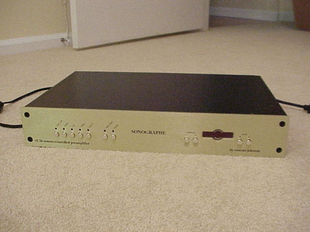 Conrad Johnson Sonographe SC26 Stereo Prea For Sale | Audiogon