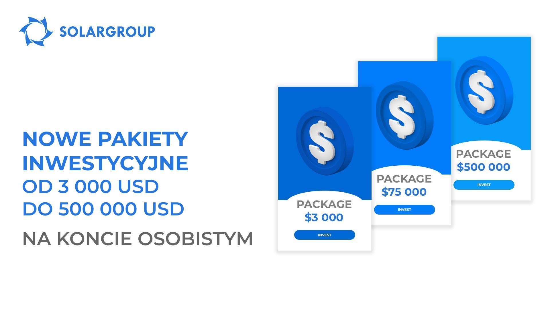 Pakiety inwestycyjne o nowych nominałach na koncie osobistym