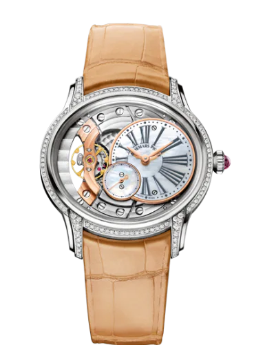 Millenary Hand-wound White Gold / Mother of Pearl
