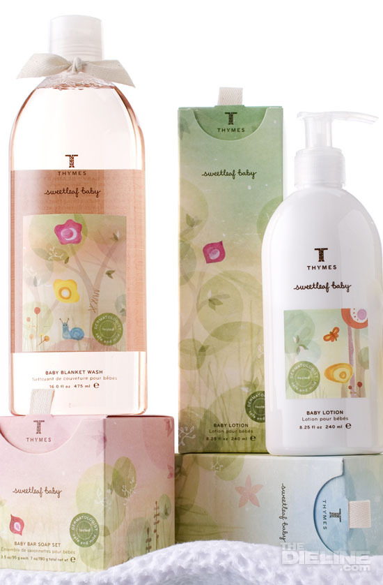 Thymes Sweetleaf Baby | Dieline - Design, Branding & Packaging Inspiration