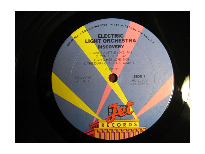 Electric Light Orchestra - Discovery - 1979 1st Pressing Pitman Press Jet Records FZ 35769