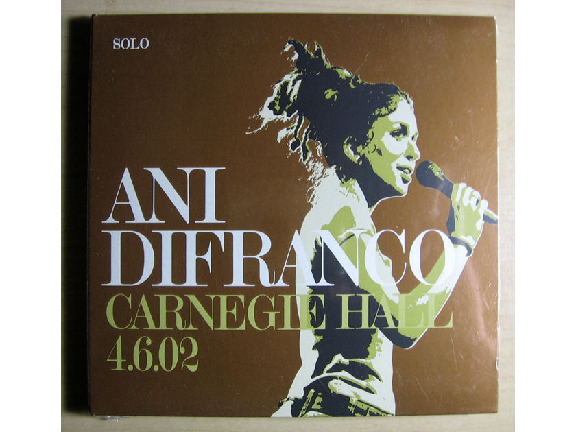 Ani DiFranco - Carnegie Hall 4.6.02  - Compact Disc / CD  Righteous Babe Records RBR051-D