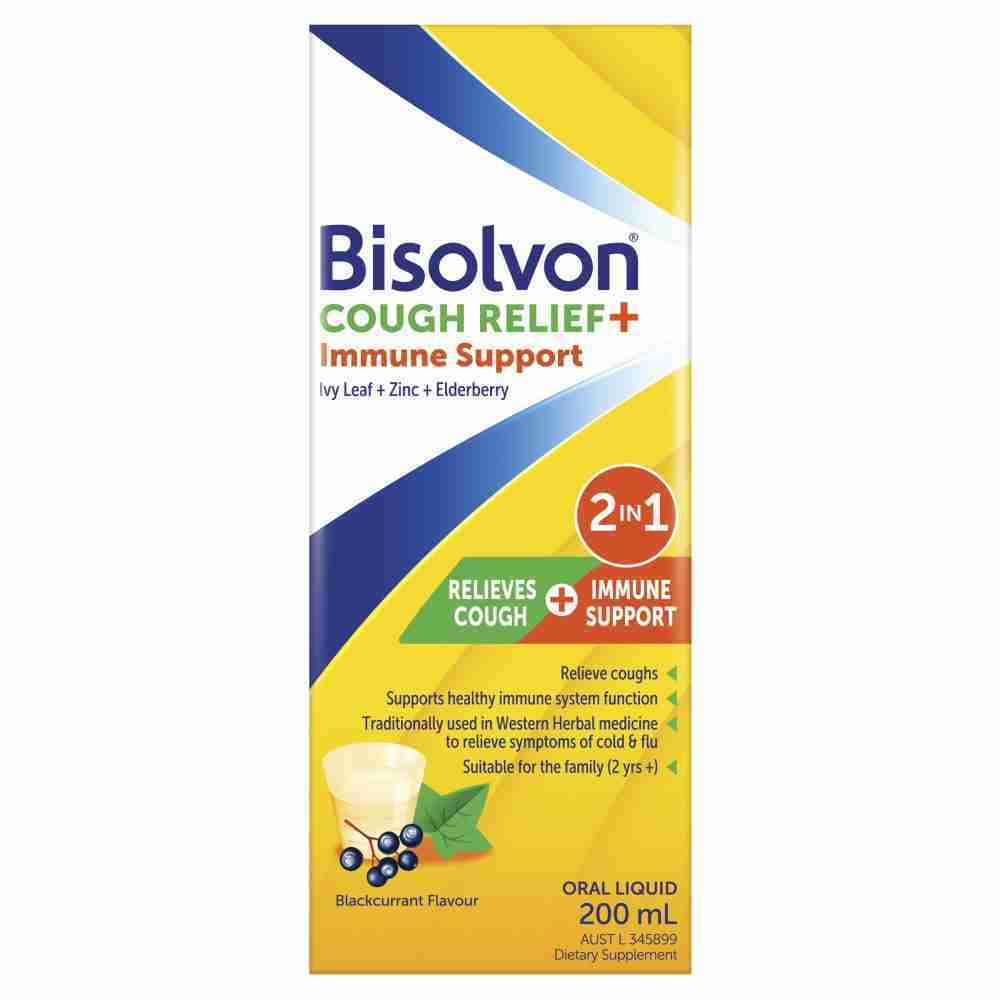 Bisolvon Cough Relief + Immune Support 200Ml Artg Id 345899 - Image 3