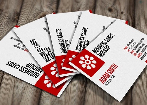 MockUp BusinessCard - набор визиток для бизнеса в PSD