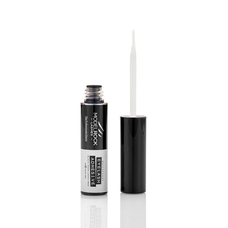 MODELROCK - Lash Adhesive 5gm Waterproof BLACK/DARK - "LATEX FREE" - With "Brush On" applicator - Image 3