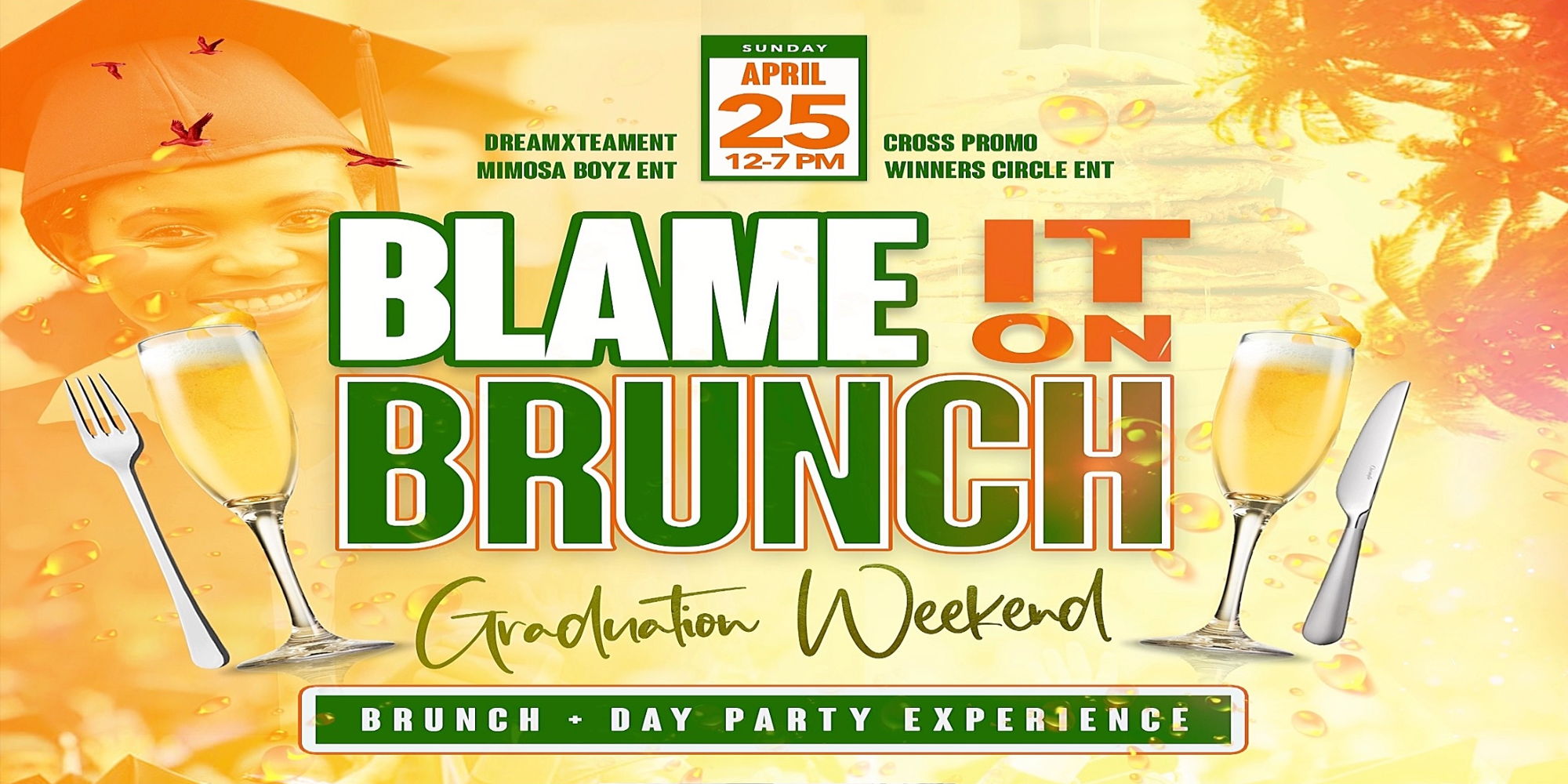 "Blame it on Brunch" Graduation Edition promotional image