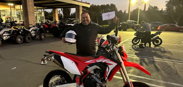 2019 HONDA CRF450L motorcycle for rent near Orange, CA