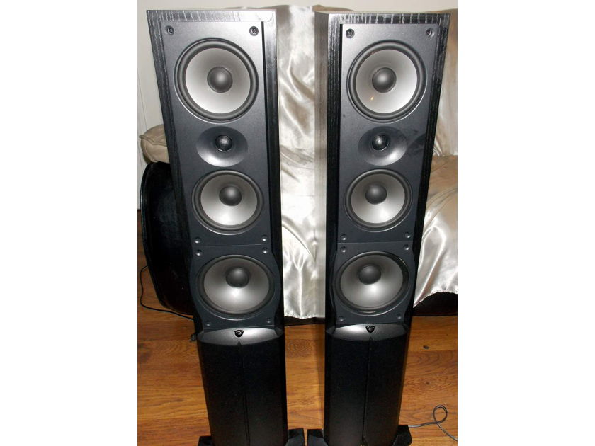 Infinity Overture 2  tower speakers with built in powered subs