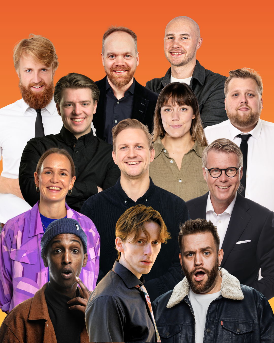 Alle komikarane til Fjellatter 2026