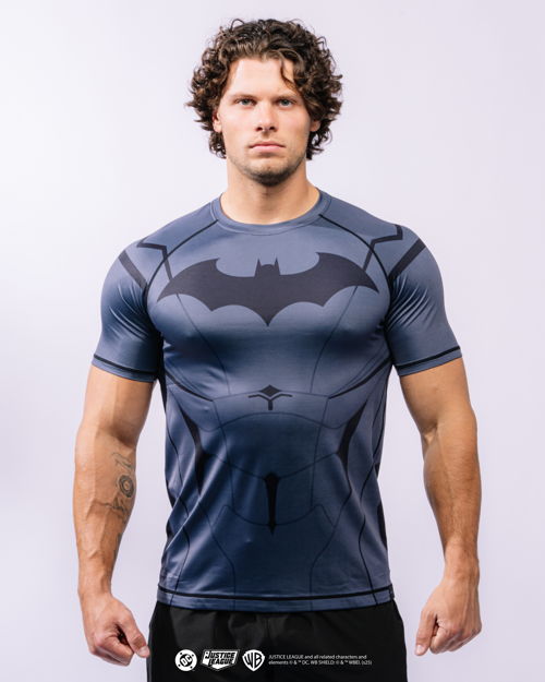 BATMAN Short Sleeve MMA Rash Guard - $89.00 | SUPERX Rebirth