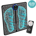Ems Foot Stimulator EMS Foot Stimulator Foot Massage for Neuropathy feet Massager with Remote Control for Circulation and Pain Relief