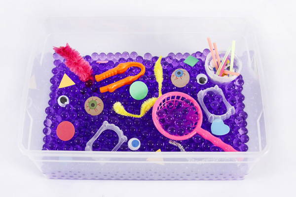 Monster Themed Sensory Bin