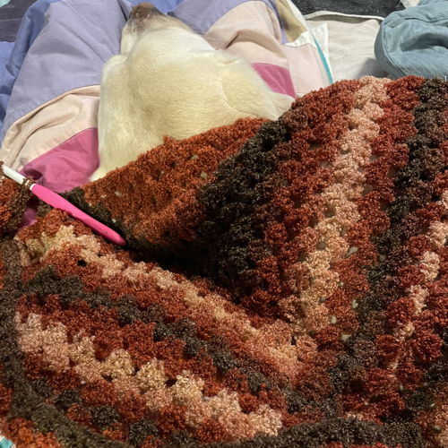 Crocheted shawl Grandma