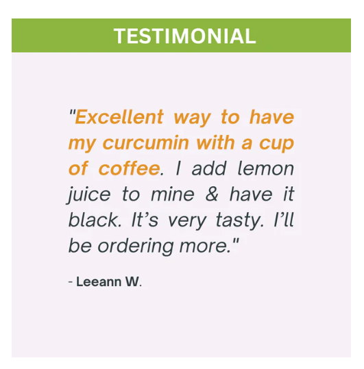 Instant Coffee with 95% Pure Organic Curcumin Turmeric Extract Powder 1000mg - Image 5