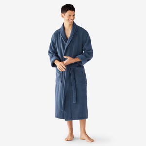 Company Cotton™ Turkish Cotton Men’s Short Robe / Indigo