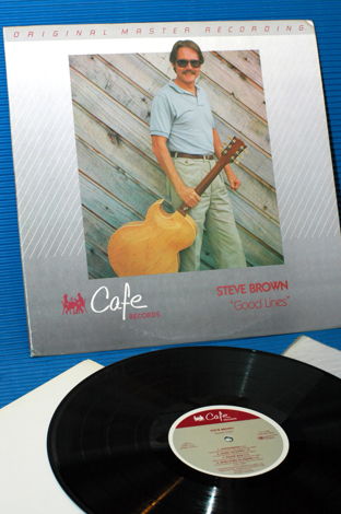 STEVE BROWN  - "Good Lines" - Cafe / MFSL 1985