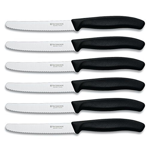 Victorinox Swiss Army Cutlery Serrated Steak Knife Set vs Wusthof 6