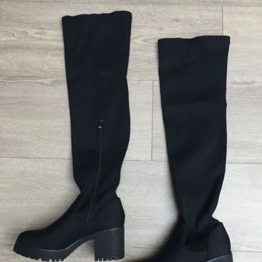 Over knee boots schwarz