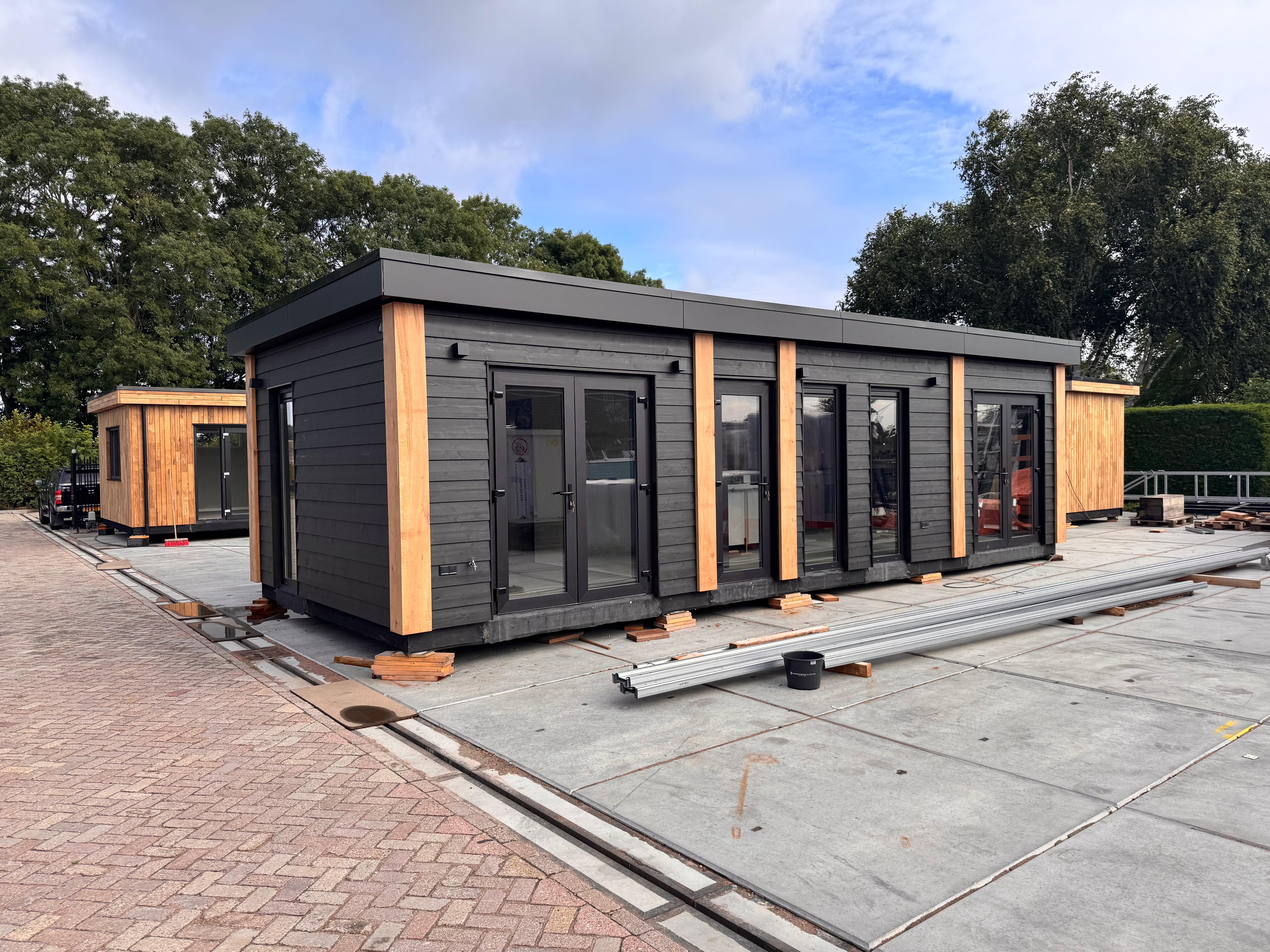 Chalet in natuurlijke omgeving — maatwerk project door BBS Systeembouw