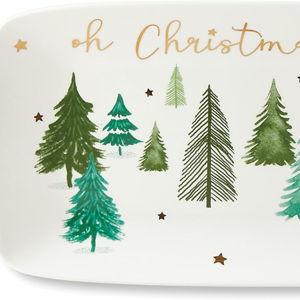 Lenox Balsam Lane Hors D'Oeuvre Tray, 2.90 LB, Green