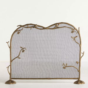 Birdie Brass Fireplace Screen
