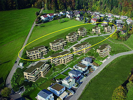  Liestal
- Der Lageplan des Bauprojektes