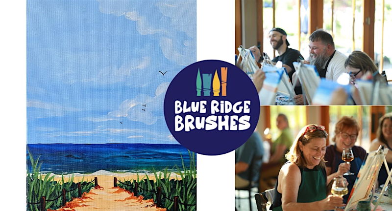 Paint + Sip: "Peaceful Beach Path" at Stable Craft Brewing