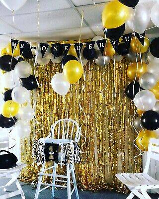 mr onederful first birthday outfit baby boy black and gold party theme ideas cake smash onesie