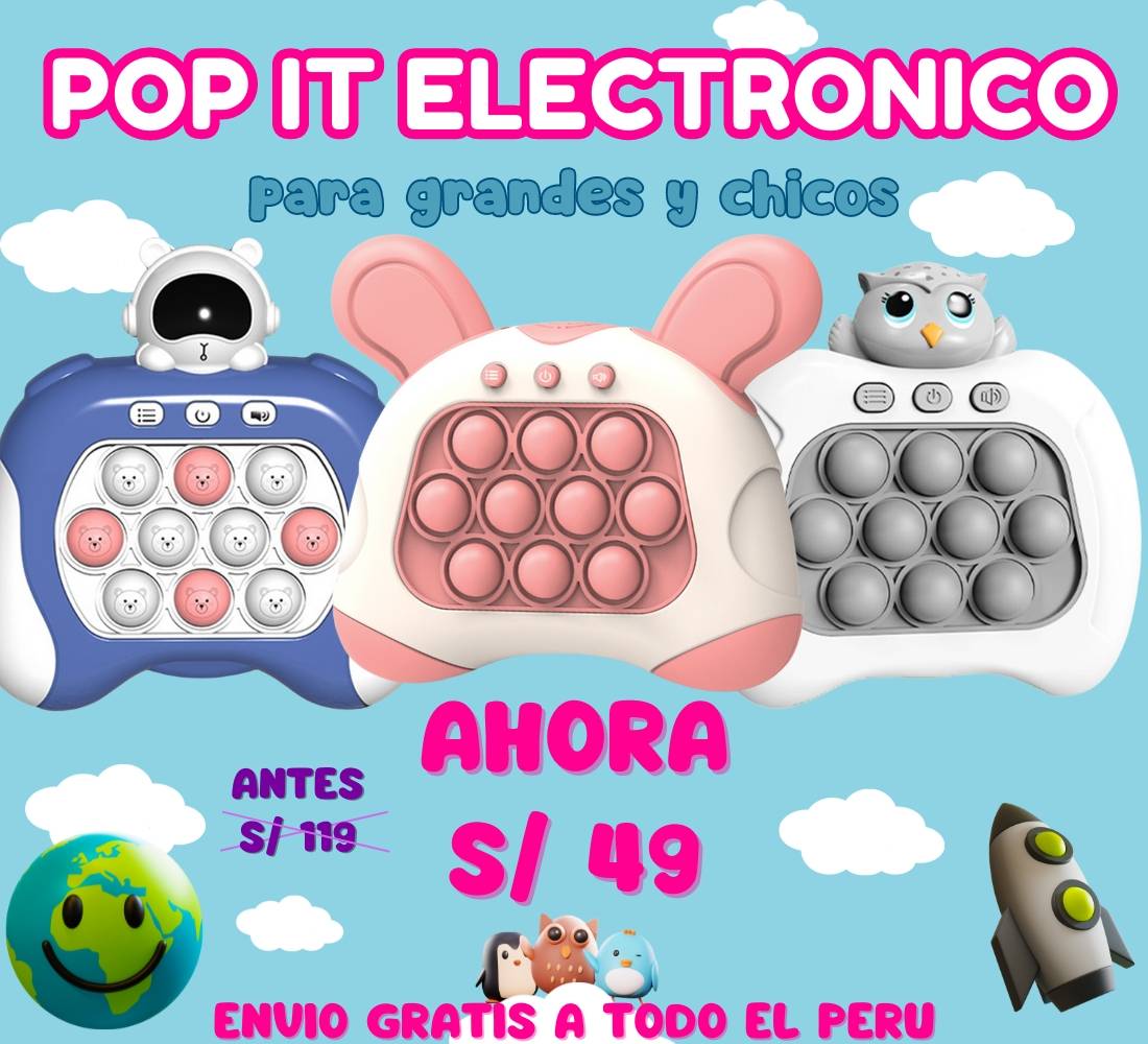 Pop it Electrónico – Fastorebox