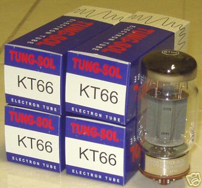 Tung Sol KT66 Tubes, Matched quads, reissue, new