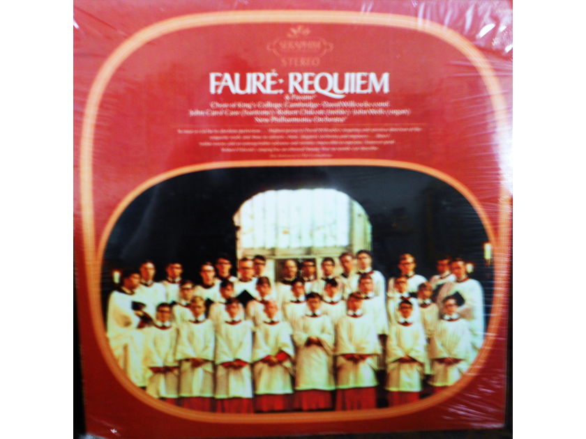 FACTORY SEALED ~FAURE~REQUIEM AND PAVANE~CHOIR OF KINGS COLLEGE, CAMBRIDGGE - New Philharmonia Orchestra SERAPHIM S 60096 (1969)