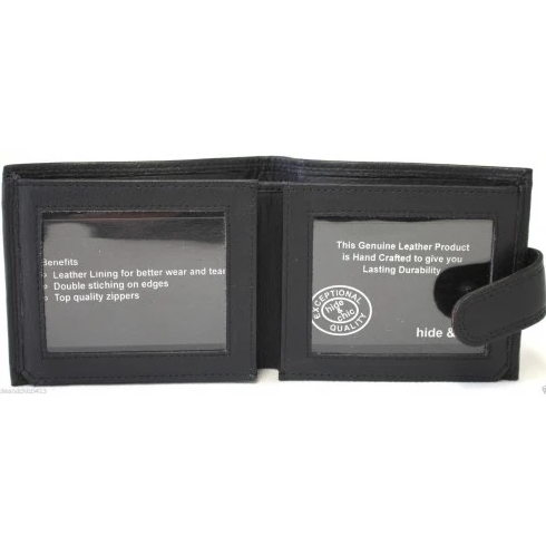 RFID Security Lined Leather Wallet Style 11025 - Image 5