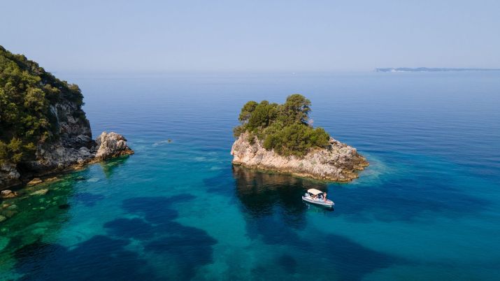 The harbor in Syvota is a bustling hub for yachts and boats, making it a popular destination for sailing enthusiasts