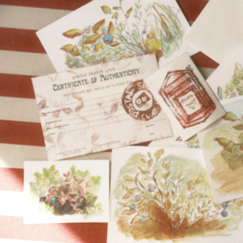 Hand painted Postcard Commission