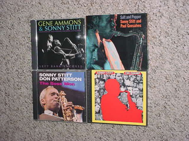 Sonny Stitt cd lot of 4 cd's jazz - the champ left bank...