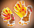 Handprint and Footprint Turkeys | My Organic Company