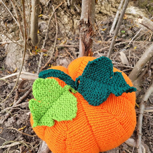 Halloween pompoen kussen in 8 lagen