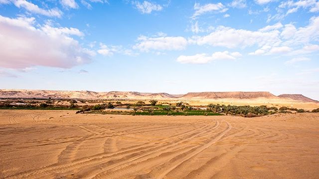 Beautiful view of the Bahariya Oasis, Egypt