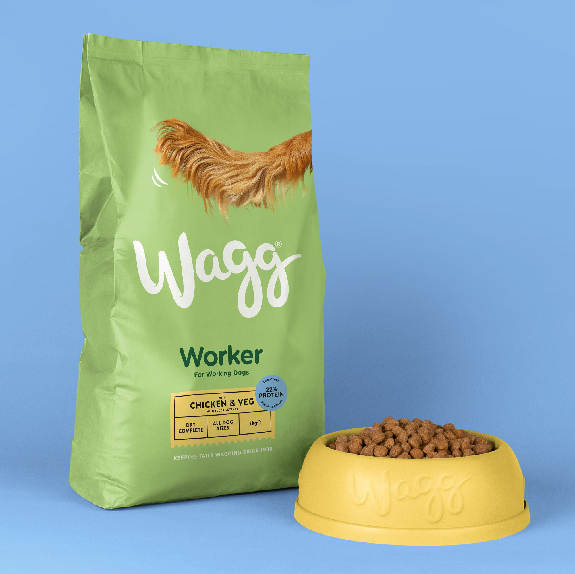 wagg dry dog food