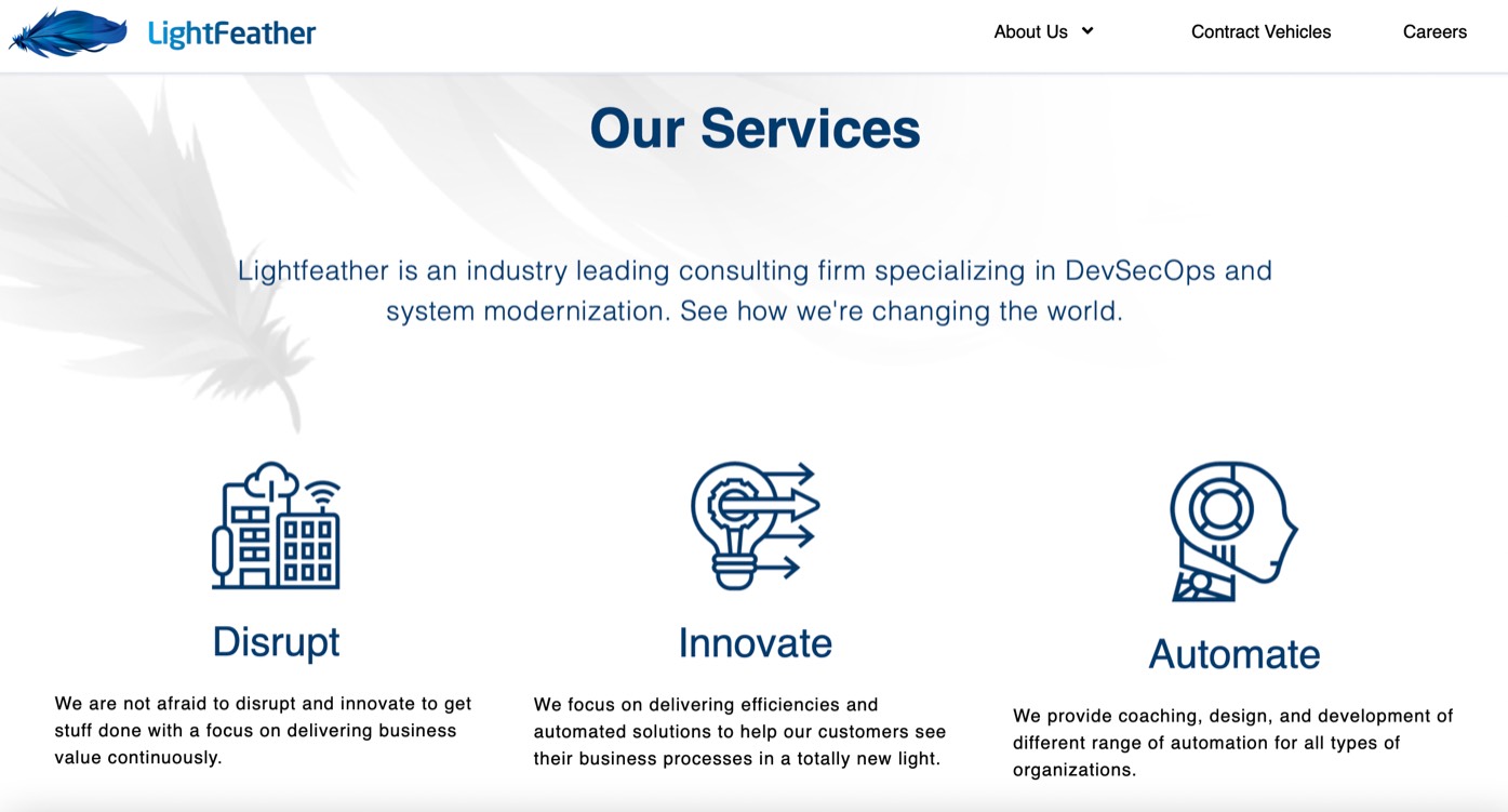 LightFeather product / service