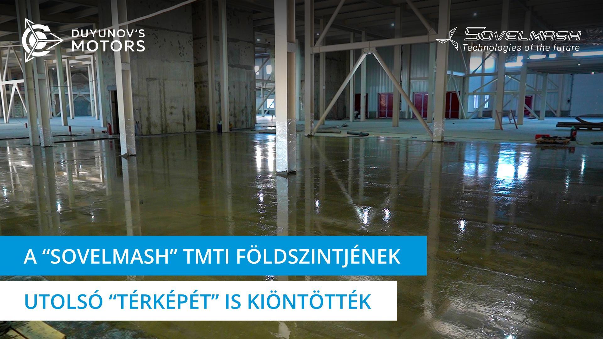 A „Sovelmash" TMTI földszintjének utolsó „térképét" is kiöntötték