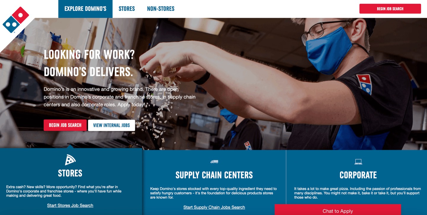 Domino's product / service